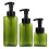 Multi-Function Refillable Pump Bottles Green Petg 3pcs 4