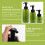 Multi-Function Refillable Pump Bottles Green Petg 3pcs 10