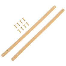 1 Pair 30Cm Pu Handbag Strap With Rivets
