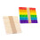 100Pièces Bâtons Popsicle En Bois Coloré, Parfaits Pour Activités DIY 1