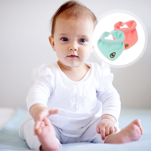 2St Babydrup Slabbetjes Teething Met Designs 2
