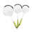 Stainless Steel Long Green Handle Spoon Strainer For Kitchen 1