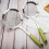 Stainless Steel Long Green Handle Spoon Strainer For Kitchen 8