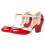 1Sandalshighheel Rood Hak Dames Zachte Loopervaring 1
