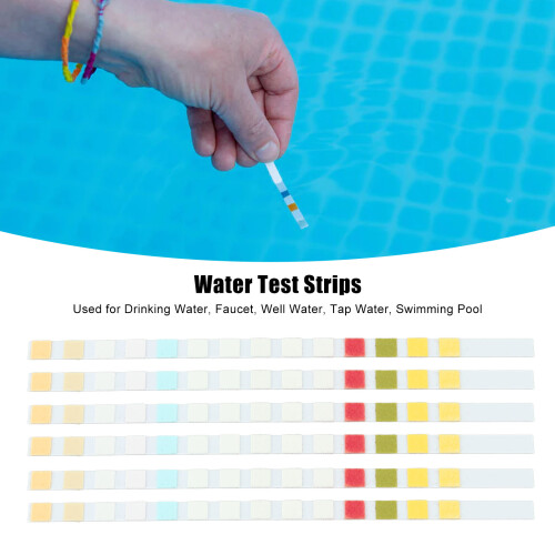 50 Strips 14-in-1 Water Test Strips for Drinking Pool Hot Spring 2