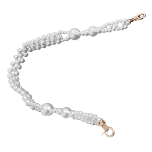 Bandoulière Sac Perles Décoratives Blanches Résistantes 2