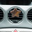 2Pièces Décoration Grilles Air Cristal Marron Durable 8