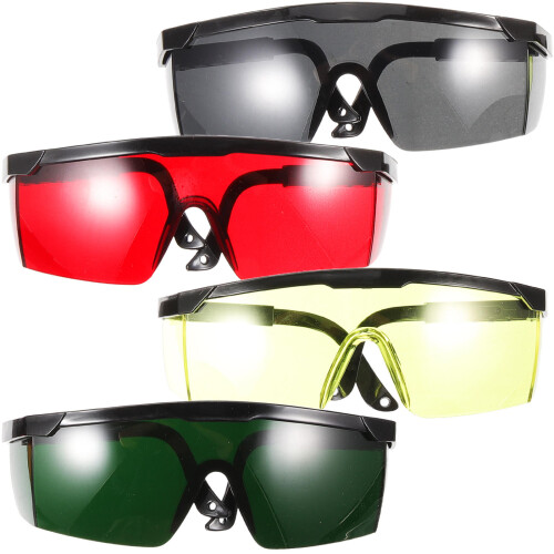 4Pièces Lunettes De Plastiques Colorées Pour Épilation