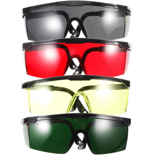 4Pièces Lunettes De Plastiques Colorées Pour Épilation 1