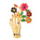 blumenbrosche legierung mit , anstecknadel für damen 3
