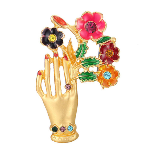 blumenbrosche legierung mit , anstecknadel für damen 2