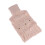 1 l Heizflasche mit gestricktem Bezug, faltbare beige 1