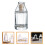 1Set Transparent Glass with Reusable Cup for Home Use 11