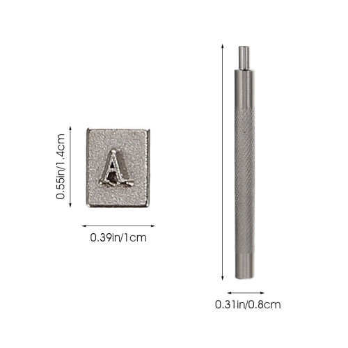 1 set lederner -stahlstempel für diy-lederkunst 2