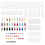 1Set Creatieve Sleutelhanger Kit Acryl + Rvs DIY Geschenk 6