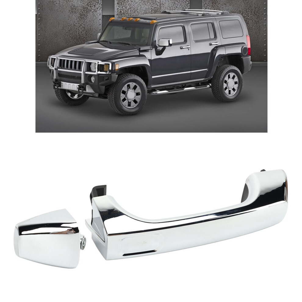 Exterior Door Handle End Cap For Hummer H3 H3t 2006-2010 Electroplated 5061353339532