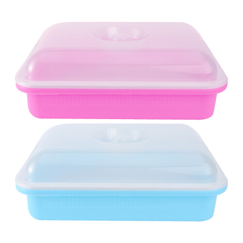 2 sets setzlingsboxen mit anzuchtplatte für gartenaussaat