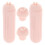 2 stempelstifte french-tip-set, silikon, pink, mit transferöl 9