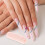 2 stempelstifte french-tip-set, silikon, pink, mit transferöl 3