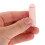 2 stempelstifte french-tip-set, silikon, pink, mit transferöl 6