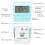1Thermomètre Digital Vert ABS Pour Réfrigérateur 11