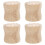 4Pièces Poids Cylindriques Bois Pour Couture Artisanat 10