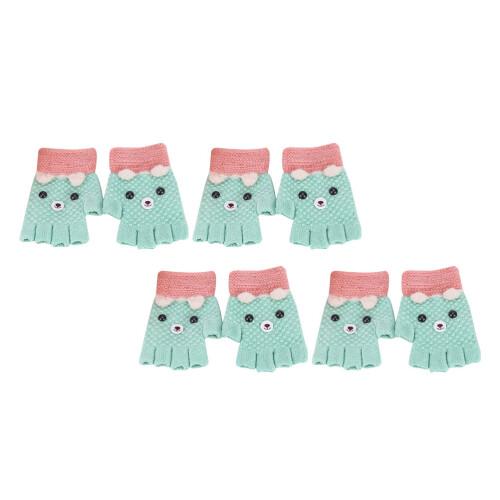 4 paar halfvinger handschoenen , warm, vingers