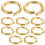 10 Stks Leren Open Springringen Armband Verbindingsringen 5