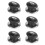 6Pcs Universal Pot Lid Knobs Rust-Proof Heat-Resistant Assorted Colors 7