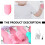 1 set kinderbestek met en doos (roze) 7