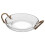 1set Vintage Glass Fruit Basket For Kitchen Dried Fruit Tray 1