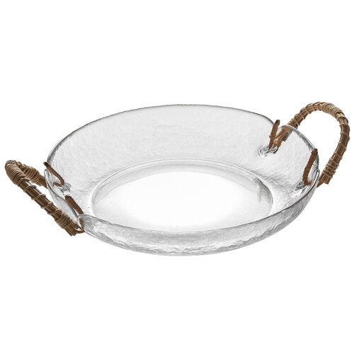 1set Vintage Glass Fruit Basket For Kitchen Dried Fruit Tray 1