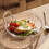 1set Vintage Glass Fruit Basket For Kitchen Dried Fruit Tray 11