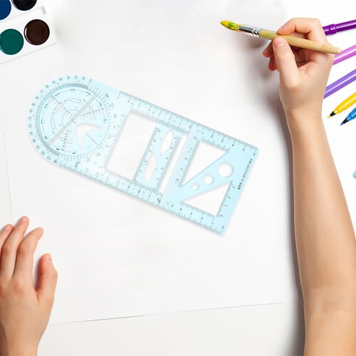 meetlat voor meetkunde tekenen, 1 , middelbare school 2