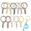 1Ensemble Anneaux Métalliques DIY Pour Porte-Clés 6