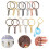 1Ensemble Anneaux Métalliques DIY Pour Porte-Clés 4