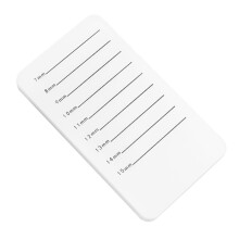 1Pc White Grafting Eyelash Tray Durable Eyelash Extension Holder