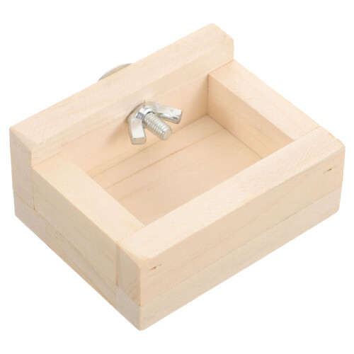 holz futtertrog für hamster und kleintiere