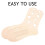 1 Paar DIY Holz Sockenformer Spanner Display Handstrick Sockenmodell 10