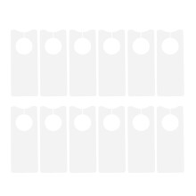 500 Pcs PVC Plastic Plant Labels Hanging Tags For Gardening Use White