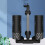Compact Black Sponge Filter with Air Pump for Aquarium Use 8