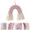 1St Bunt Gewebtes Anhänger Hängeschmuck Wohnaccessoire Pink 5