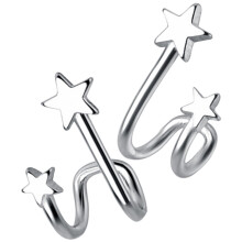 1 Paar Ohrstecker Sternohrringe Mädchen Ohrschmuck Kreative Deko