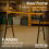 2x Saw Horses Work Bench Trestles 100KG Load 4