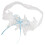 Hochzeitsstrumpfband Spitze Blumenmuster Schleife Elastisch 7