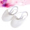 Ballerines Blanches À Demi-Semelle Pour Danse Moderne Latine 4