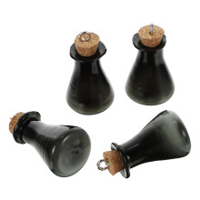 1Mini Glazen Met Dop Voor Kleine Opbergers