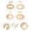 4 Pcs Embroidery Thread Organiser Sewing Storage Plate 3