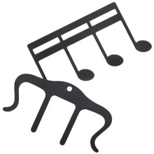 2Stk. Metall Musik Notenklammer Seitenhalter Für Musikbuch Und Noten