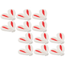 30 stoffhasenohren haarspange bastelmaterial haarclip hasenohr